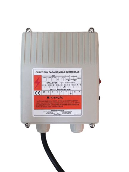 CHAVE BOX 4SG-M2-17 2.0HP 15A 220V MONO 1.5KW LUKMA
