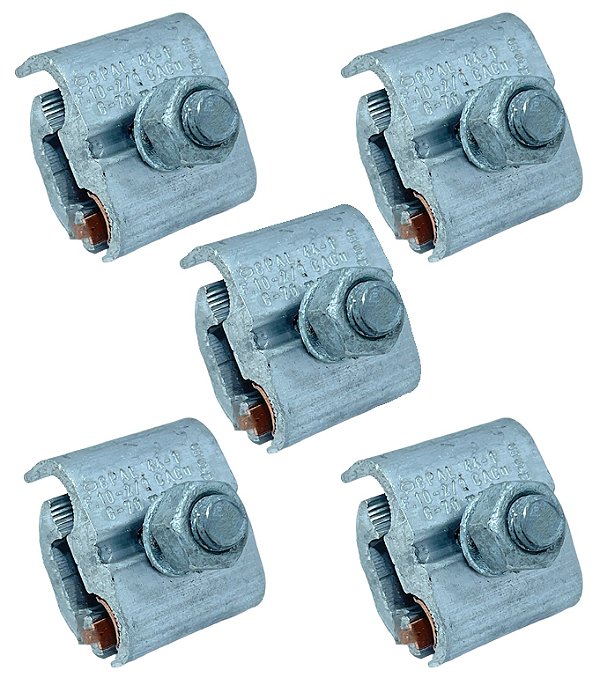 KIT 5 CONECTOR BIMETALICO H 10-50MM GRAMPO MCI