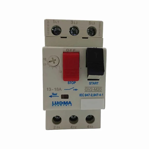 DISJUNTOR MOTOR (GV2) 13 - 18A LUKMA