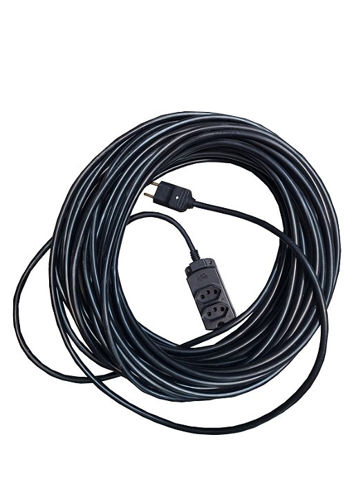 Extensão Elétrica 30 Metros 10/20A Cabo Pp2x2,5mm Reforçada