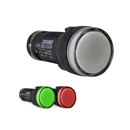 SINALEIRO LED BICOLOR AD22-22SS 22MM 220V VERMELHO/VERDE