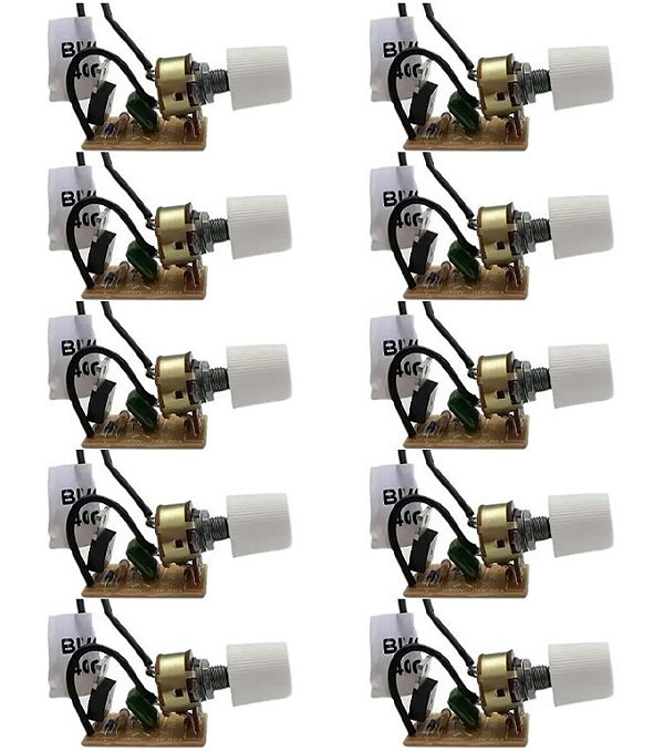 KIT 10 DIMER COM OFF 400 W BIV BRANCO 600 RIMA