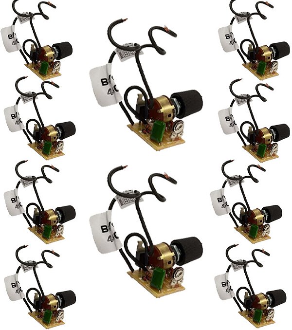 KIT 10 DIMER ROTATATIVO COM OFF BIVOLT 400W PT 607 RIMA