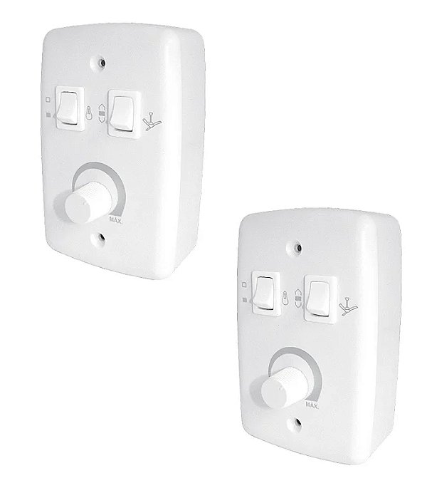 KIT 2 CHAVE ROTATIVA COM CAIXA EXTERNA BI VOLT 316 RIMA