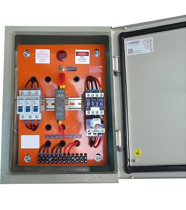 PAINEL PARTIDA DIRETA TRIFASICA PDTC 220V 10CV LUKMA