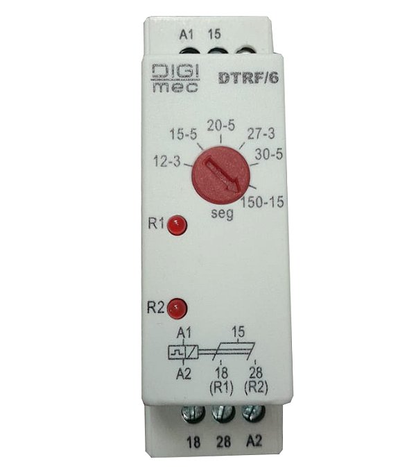 RELE REVERSAO MOTOR DTRF/6 220VCA DIGIMEC