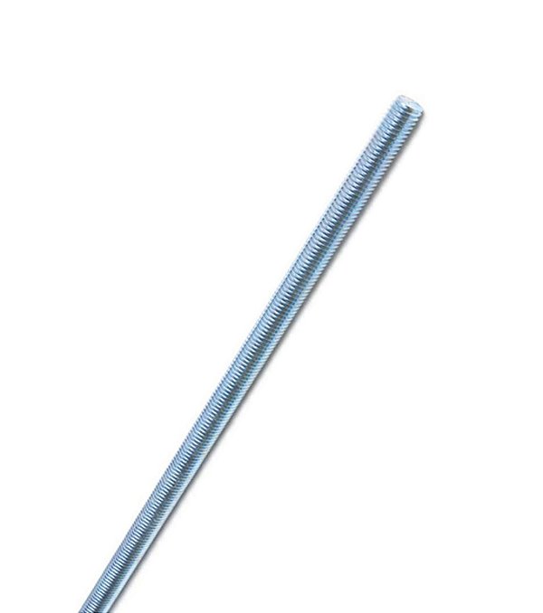BARRA ROSCADA 1/4" X 1METRO  ZINCADA