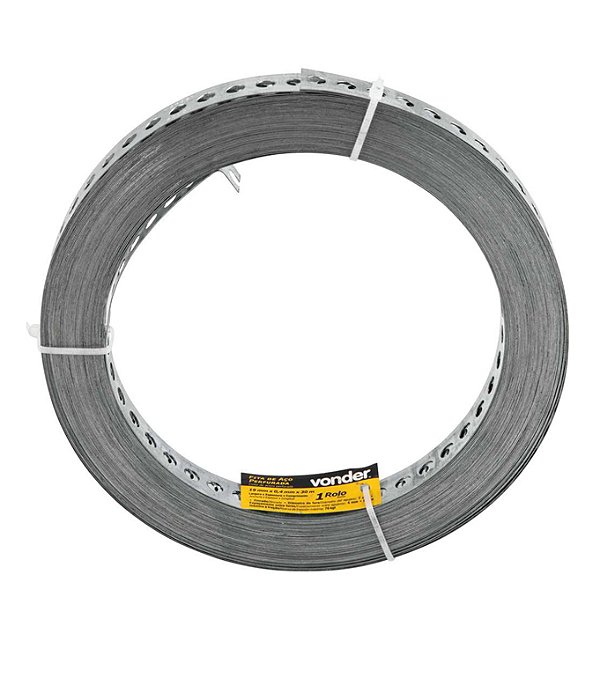 FITA PERFURADA 19MMX0,40MM ROLO 10MT VONDER