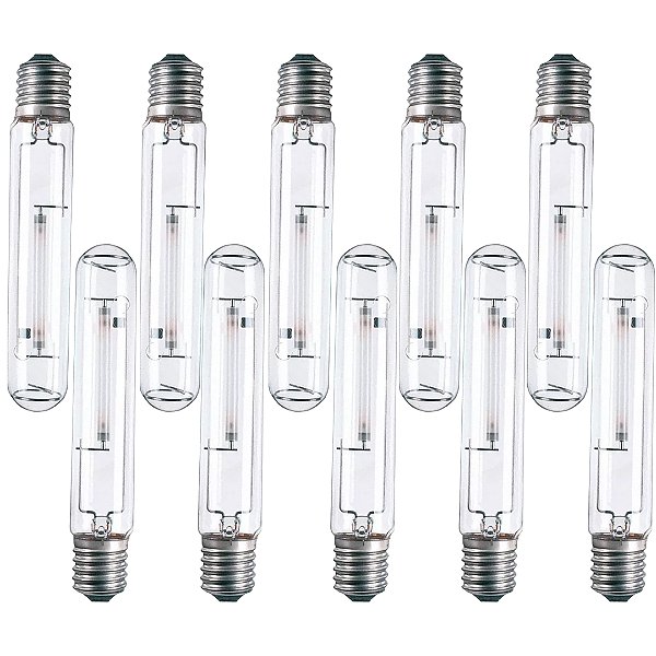 KIT 10LAMPADA VAPOR SODIO OVOIDE 100W E40