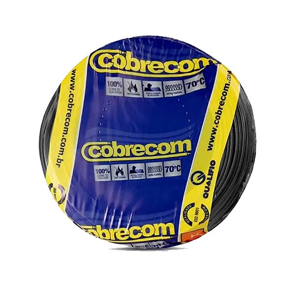 20 METROS CABO FLEXIVEL 6 MM2 PT COBRECOM
