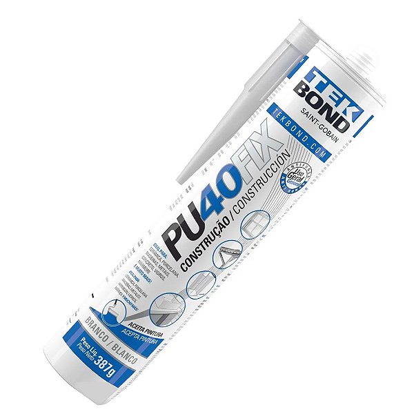SELANTE POLIURETANO PU40FIX CINZA 387G TEK