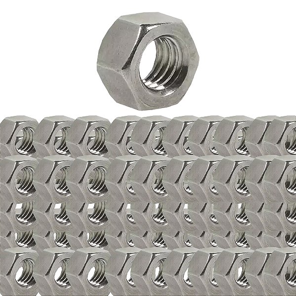 KIT 100 PORCA SEXTAVADA  (E) 5/16 NC PL VONDER