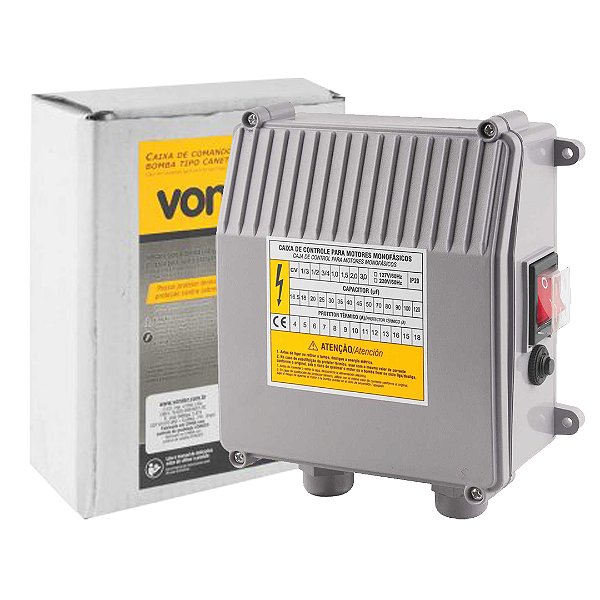CHAVE BOX COMANDO P/BOMBA CANETA 3"  1,50HP 220