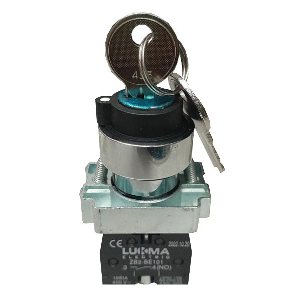 CHAVE LK2-BG03 METAL 3 POSIÇÃO FIXA C/ CHAVE LUKMA