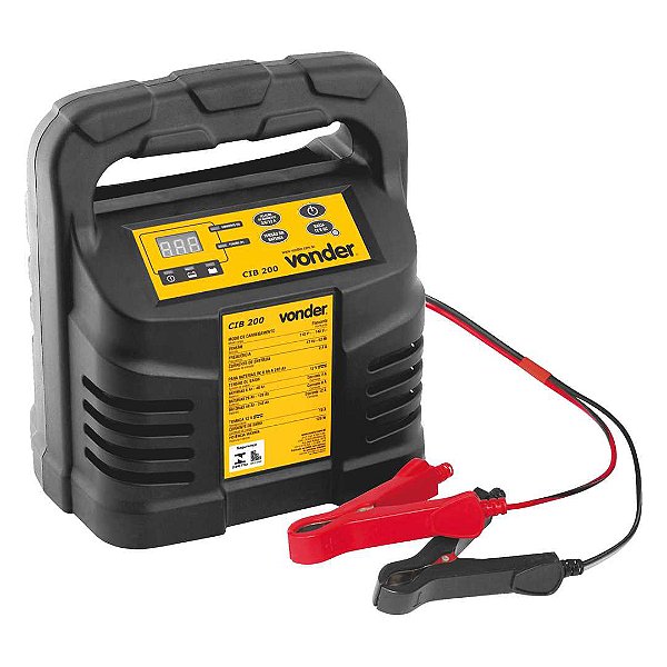 CARREGADOR INTELIGENTE DE BATERIA 110 V~/140 V~ CIB 200 VOND