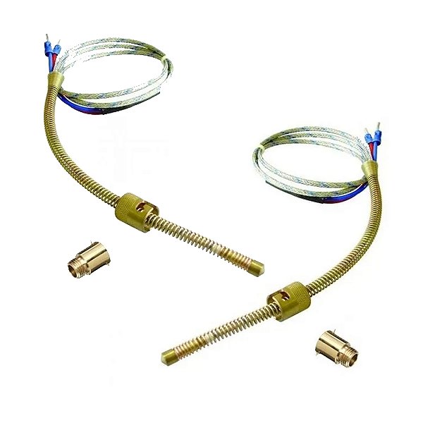 KIT 2 TERMOPAR BAIONETA J HASTE 6X10MM ADAP A2 1,5M WJE