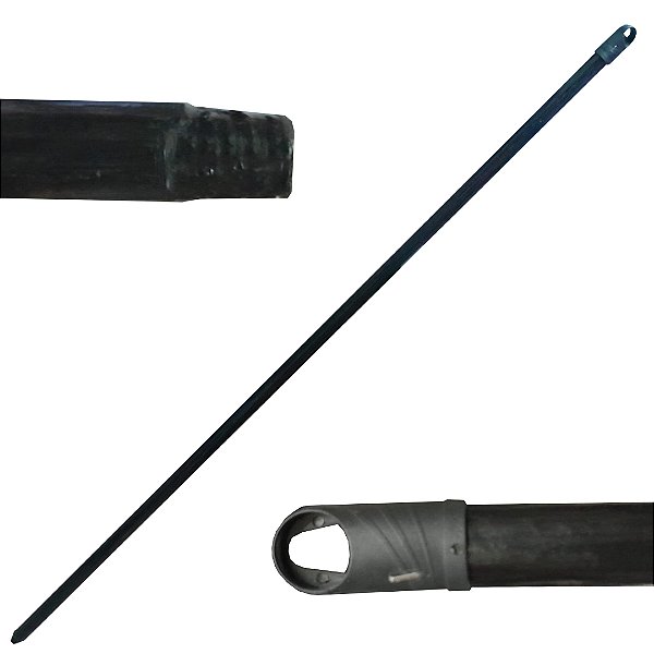 CABO DE VASSOURA COM ROSCA PADRÃO PRETO UNIDADE