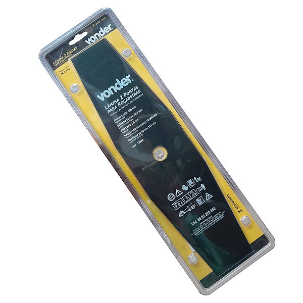 LAMINA 2 PONTAS ROCADEIRA  350X20,0X2,0MM VONDER