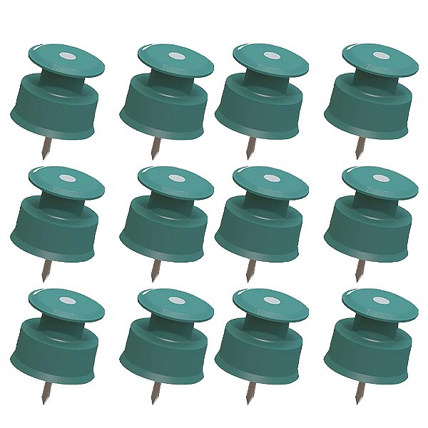 KIT 12 ISOLADOR ROLDANA PL 30X30 VERDE SAMPIET