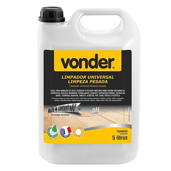 LIMPADOR UNIVERSAL LIMP.PESADA 5L VONDER