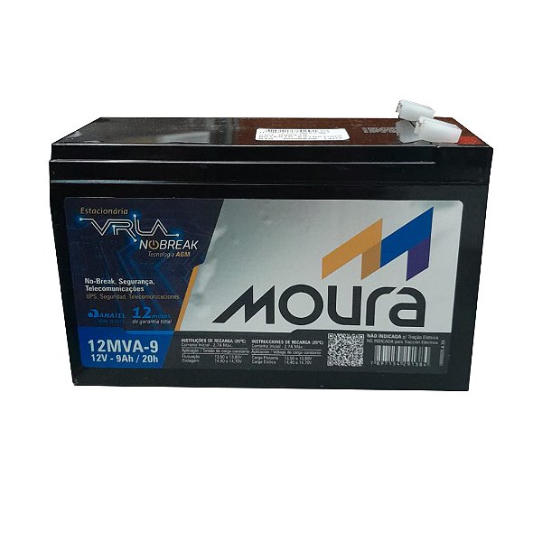 BATERIA ESTACIONARIA  NOBREAK 12MVA-9A MOURA