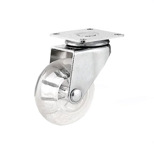 RODIZIO GIR 2" PU TRANSP NOVE54 - VONDER