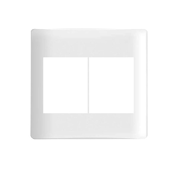 PLACA C/ SUPORTE 4X4 P/ 4 POSTOS ILUS SIEMENS