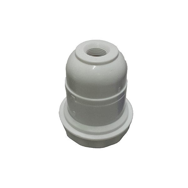 SOQUETE E-27 ABAJUR PLASTICO BRANCO