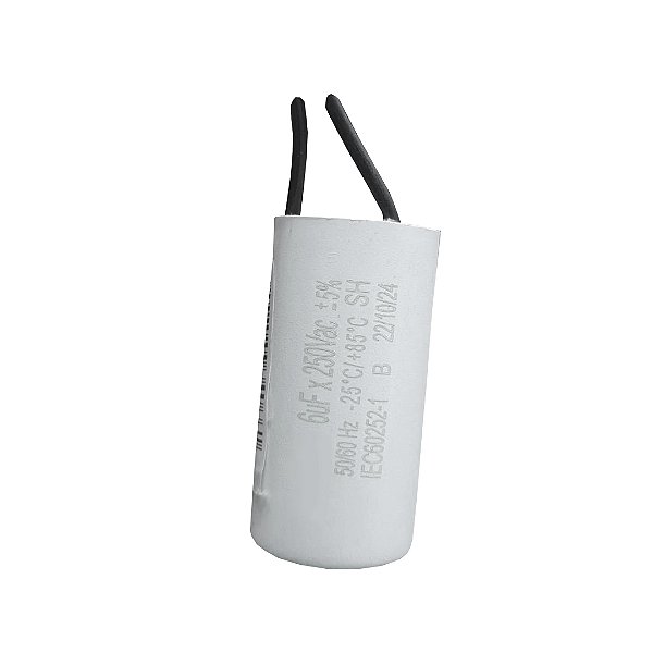 CAPACITOR 6X250V 2 FIOS METALIZADO TRI