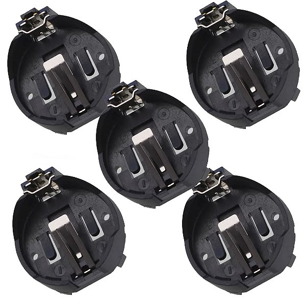 KIT 5 SUPORTE PARA BATERIA  CR2032 / CR2025