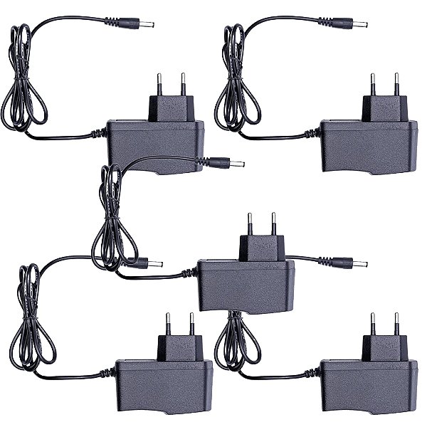 KIT 5 FONTE TV BOX ALIMENTAÇÃO BILVOLT 5V 2A IMP