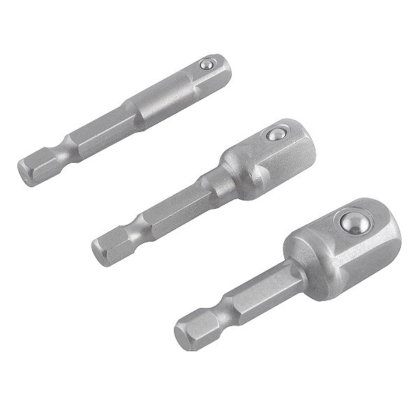 ADAPTADOR P/SOQUETES JG C/3PCS VONDER