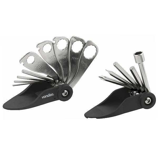 JOGO FERRAMENTAS P/ BICICLETA 17PC VONDER