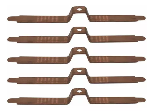 KIT 5 BARRAS COBRE DIN 32A 150MM LATERAL LUKMA