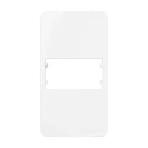PLACA P/ CONDULETE 3/4" CEGA C/ SUPORTE SLEEK BRANCO