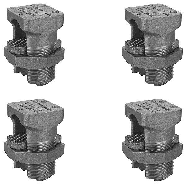 KIT 04 CONECTOR SPLIT BOLT PARAF FENDIDO 150MM MCI