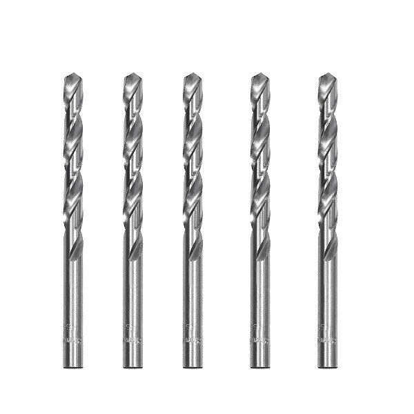 KIT 05 BROCA ACO RAPIDO 8,0 MM PARA METAL MTX
