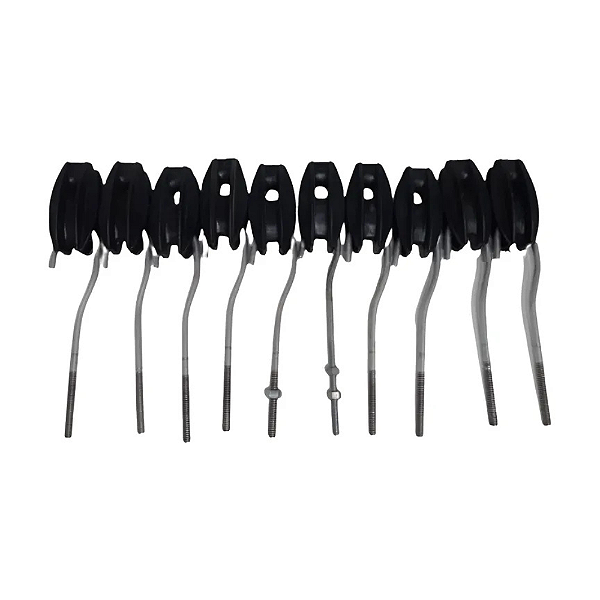 KIT 10 ESTICADOR GANC X OLHAL 1/4 C/ ROSCA