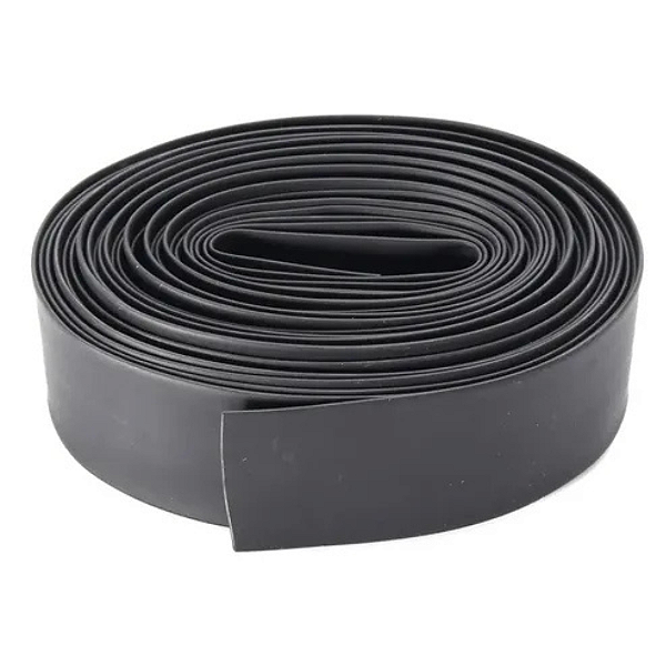 Kit Com 2 Metros - Espaguete Termo Retrátil 50mm Preto