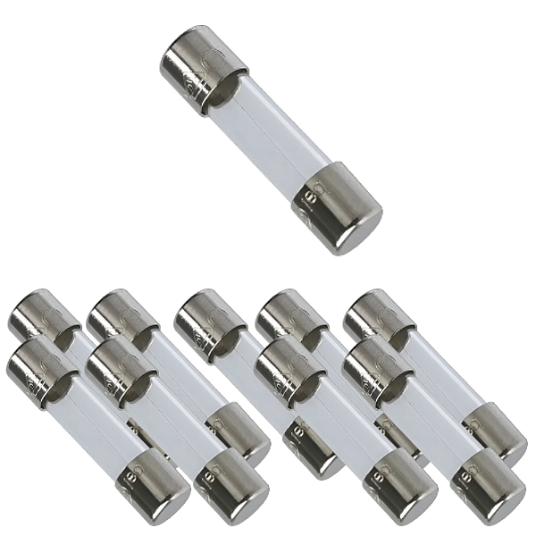 KIT 10 FUSIVEL VIDRO PEQUENO 30A