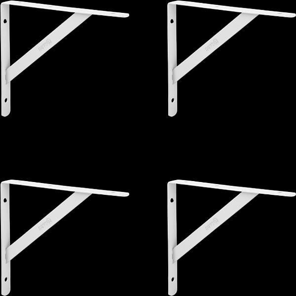 KIT 4 CANTONEIRA BRANCA 20CM 954 VONDER