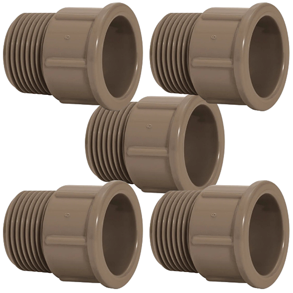 KIT 5 ADAPT CURTO SOLD 20MMX1/2" PLASTUBOS 96006