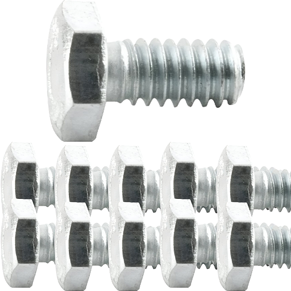KIT 100 PARAFUSO SEXTAVADO 1/4 X 1/2" VONDER + PORCAS