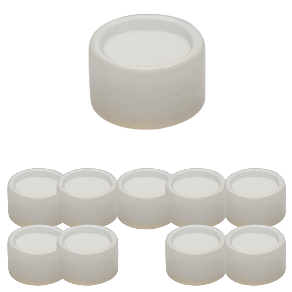 KIT 10 PROTECAO DE SILICONE P/ BOTAO 22MM