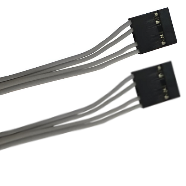KIT 2 CABO FLAT 4 VIAS C/RABICHO AGL