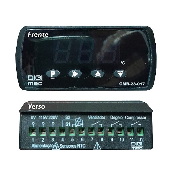 CONTROLADOR TEMPERATURA GMR-23-017 NTC 115/220VCA [NC] DIGIMEC