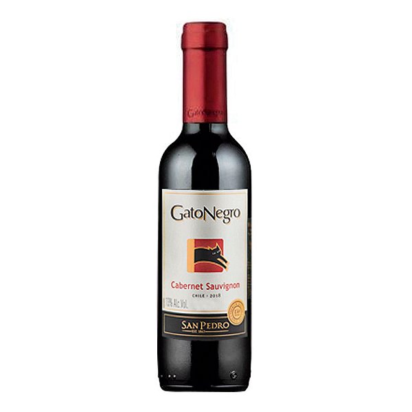 Vinho Chileno Gato Negro Cabernet Sauvignon 375ml (Meia Garrafa)