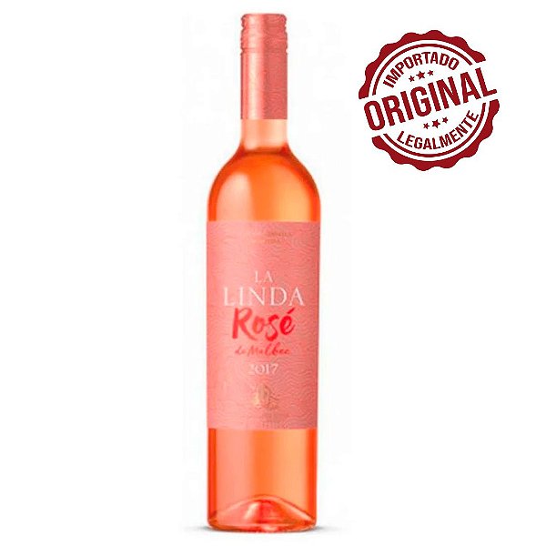 Vinho Argentino La Linda Rosé 750ml