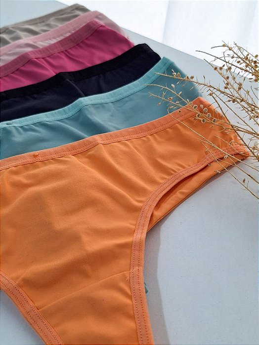 Kit 4 Calcinhas Cravo - Fio Duplo – Cores Sortidas