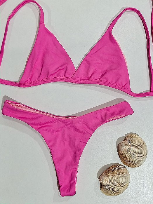 Biquíni Conjunto Top Fixo Asa Delta